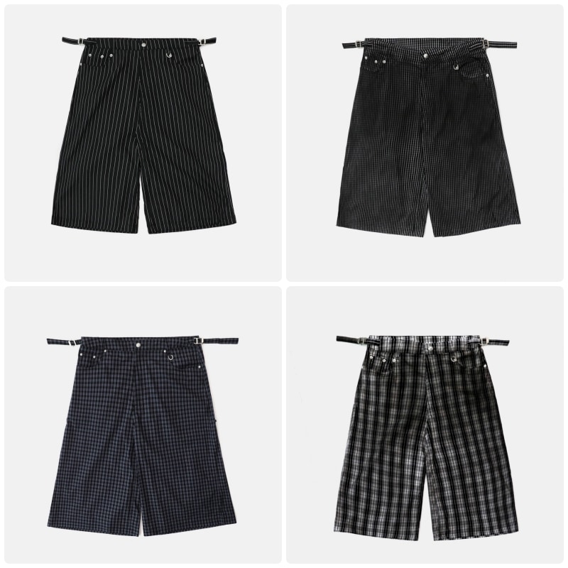 【BADBLOOD】[UNISEX] COSMO GRAPHIC BERMUDA PANTS : 4COLORS