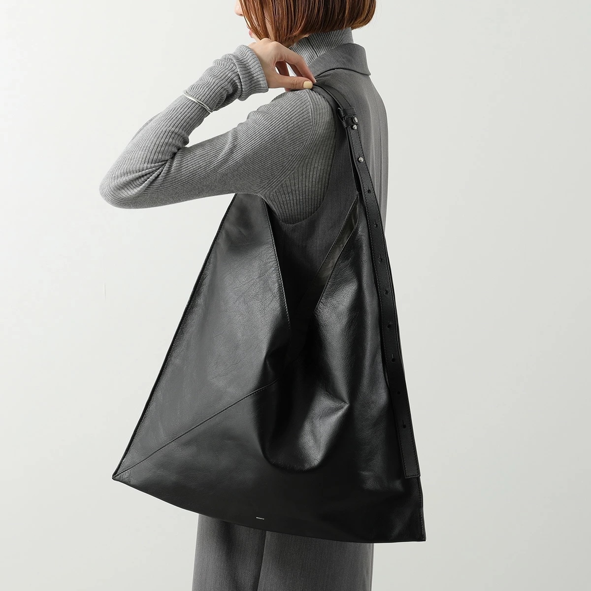 INCIPIT インキピット ショルダーバッグ Azuma Leather L あずま ICP-091D レディース レザー トートバッグ 鞄 BK