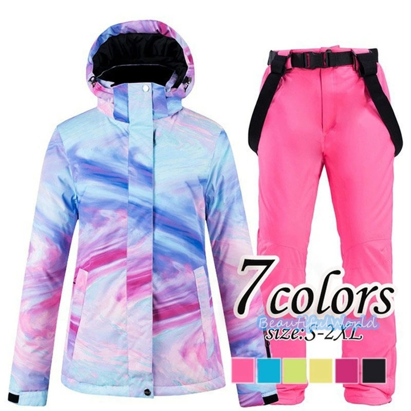 スノーボードウェア 上下セット スキーウェア メンズ レディース セットアップ 男女兼用 スノボウェア スノーボード ジャケット パンツ 撥水防風 保温 雪遊び 暖かいH35