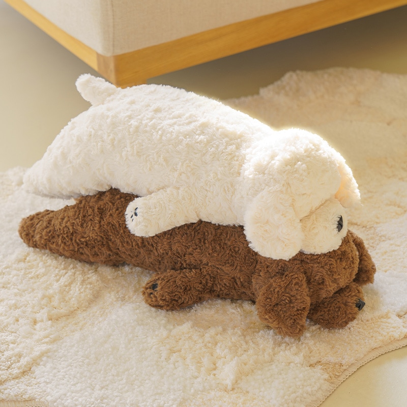 LIVHEART プードルぬいぐるみ 犬人形 かわいいテディ人形 眠り枕 誕生日プレゼント 女性用 4,768円