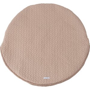 キルト サンドクッション 幅100×奥行100cm モカ クッション ブランケット 生活雑貨 日用雑貨 防寒グッズ