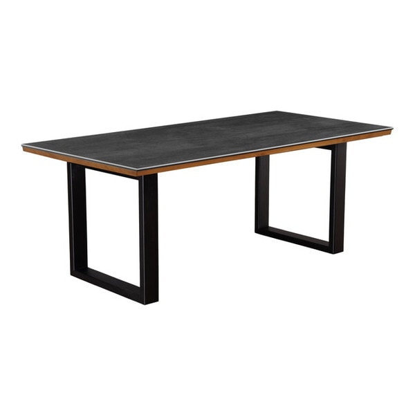 筑波産商 パンテス2 セラミックテーブル 180SG スクエア脚 メーカー直送