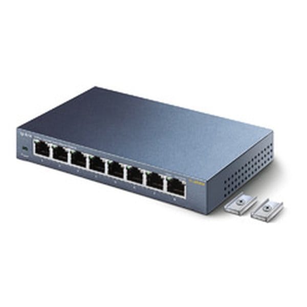 8ポート スイッチングハブ 金属筐体マグネット付 永久保証 TL-SG508