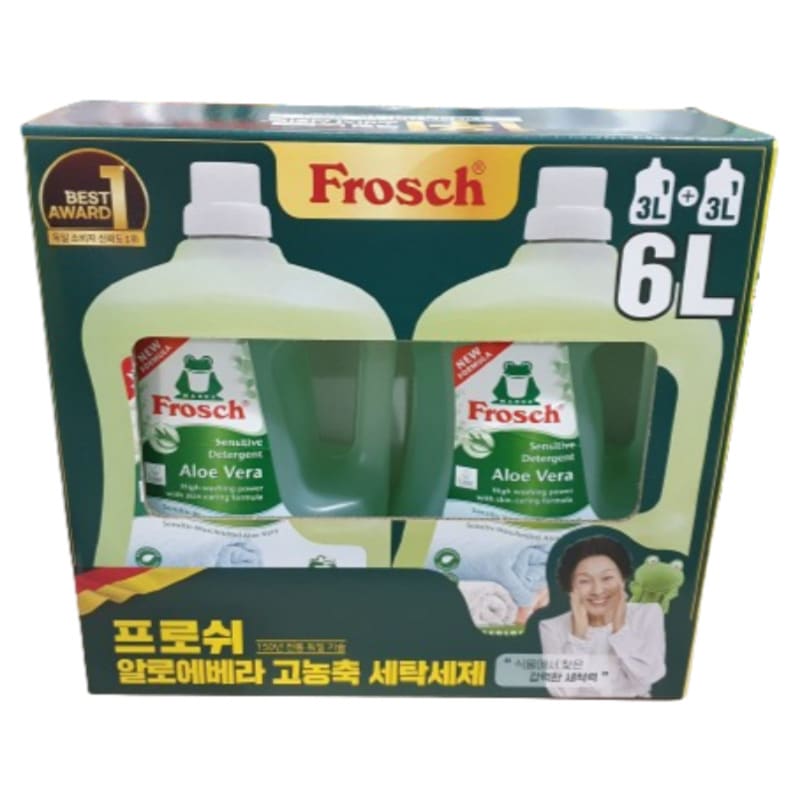 プロシュ アロエベラ 洗濯洗剤 3Lx2