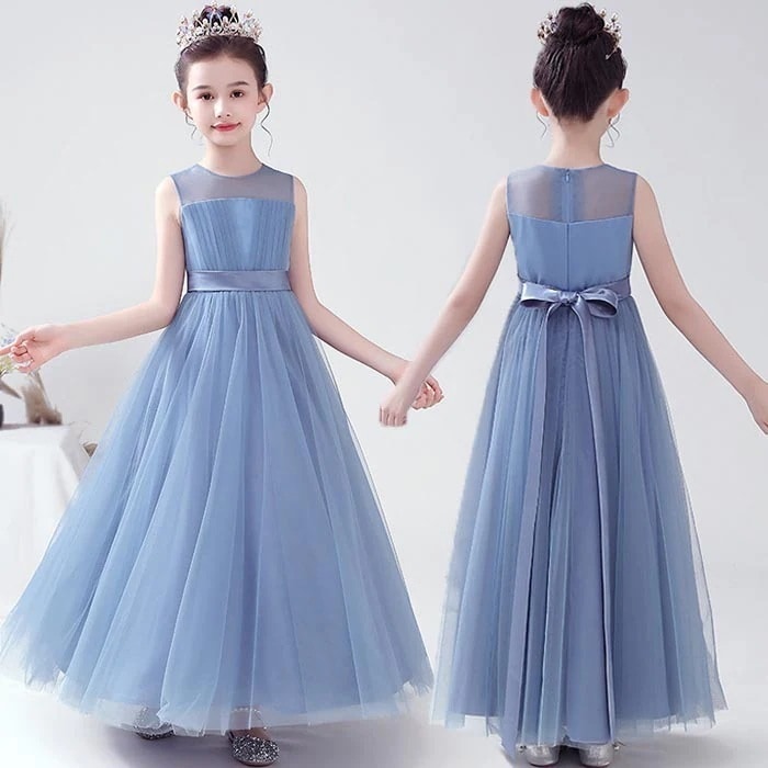 【高級豪華ドレス簡単オーダーメイド】子供ドレス 発表会ドレス こどもドレス キッズドレス 高級豪華ドレス ジュニアドレス 女の子 ロングドレス 子供 結婚式 七五三110 120 130 140