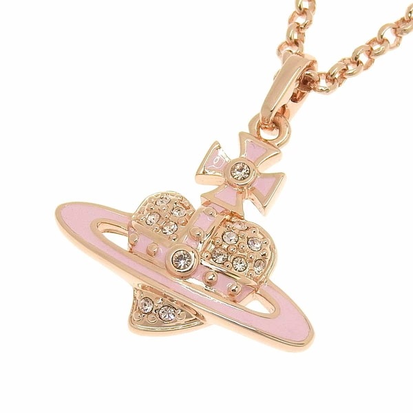 ヴィヴィアンウエストウッド アクセサリー レディース ネックレス アウトレット ピンクゴールド REVERSE HEART NECKLACE 6302039O02G433 VIVIENNE WESTW