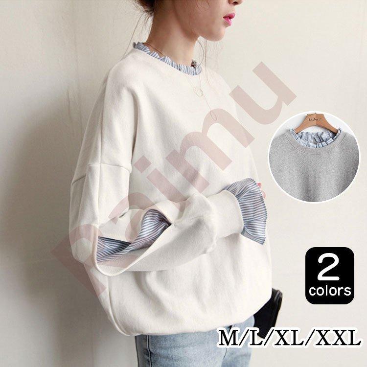 パーカーレディーススウェットプルオーバーパーカートップス長袖204030作おしゃれ