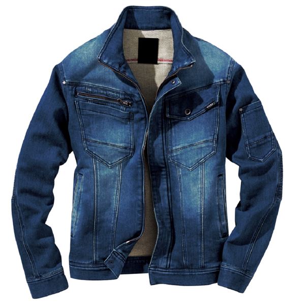 KU90520 空調服 R ポリエステル製フード付き 服のみ ブルー 5L
