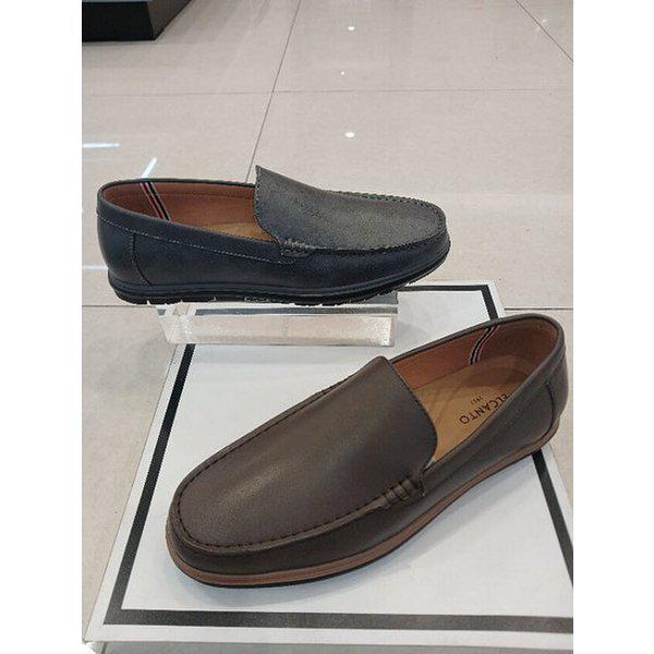 男性用牛革超軽量ツートンローファーLCMC78U513 (P003477340)