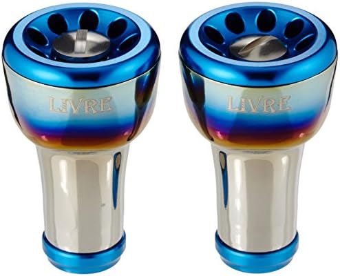 LIVRE(リブレ) リール ノブ単体(フォルテッシモ) 2個 (ファイヤー+ブルーC) )