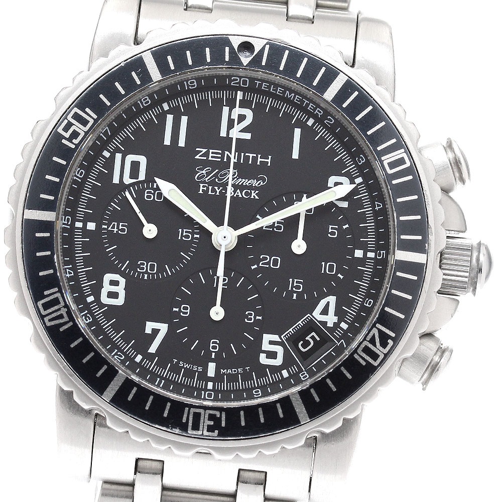 ゼニス ZENITH 01/02.0470.405 レインボー フライバック エルプリメロ 自動巻き メンズ 保証書付き_936335【中古】