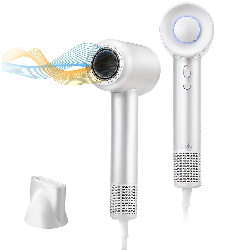 Gole ドライヤー 速乾 大風量ヘアドライヤー 1500W 人気ランキング 速乾 過熱保護 2億マイナスイオン 4種類の温度調節 冷熱風 冷風熱風交互 大風量 低騒音 ヘアケア 56℃恒温 ドライア