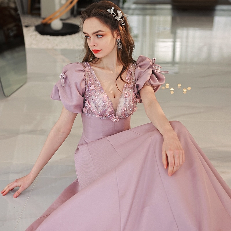 韓国ファッション ウェディングドレスタキシード 二次会 花嫁 海外挙式 お呼ばれ ロングドレス フォト 披露宴Aライン ウエディングドレス