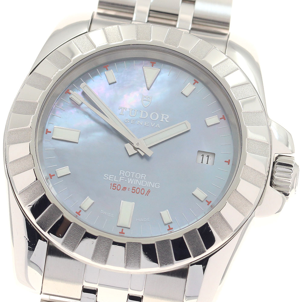 チュードル TUDOR 20010 スポーツコレクション デイト 自動巻き メンズ 良品 保証書付き_944556【中古】