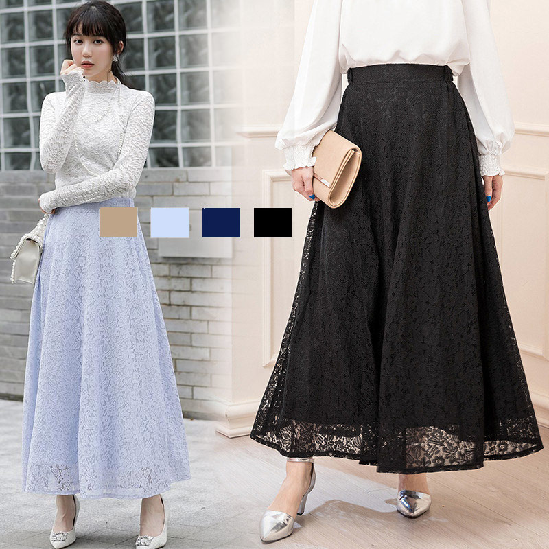 全4colorチュールスカート ロング マキシ レディース フレア　チュールロングスカート フレアスカート ボリューム 2層シフォン ふんわり ウェストゴム 着心地 パーティー　結婚式 G11001