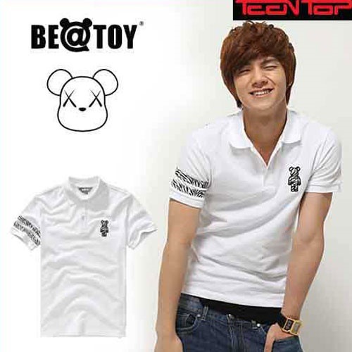 [正規品]TEENTOP C.A.P 着用 Zebra double_O White BEATOY T-シャツ半袖メンズレディース熊（くま）キャラクター韓国雑貨210RT302 300