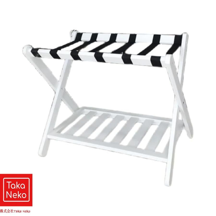 バゲージラック 荷物置き 靴棚付きブラックラゲッジラック 頑丈な折りたたみ式スーツケースラゲッジ スタンドスーツケースシューズラック家庭用ゲストルームオー