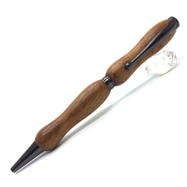 日本製 ハンドメイド ボールペン/文房具 (胡桃 ウォールナット) クロスタイプ 芯：0.7mm 銘木 文具 『8Color Wood Pen』