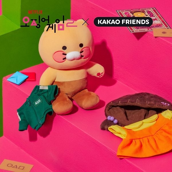 ネットフリックス イカゲームX チュンシク 関節 ぬいぐるみ_チュンシク(コスチューム2種含む) 5,968円