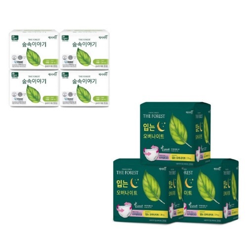 予知美人森の物語 ビオセル生理用ナプキン大型14Px4パック+着るオーバーナイト7Px3パック 学校快適で快適な吸収