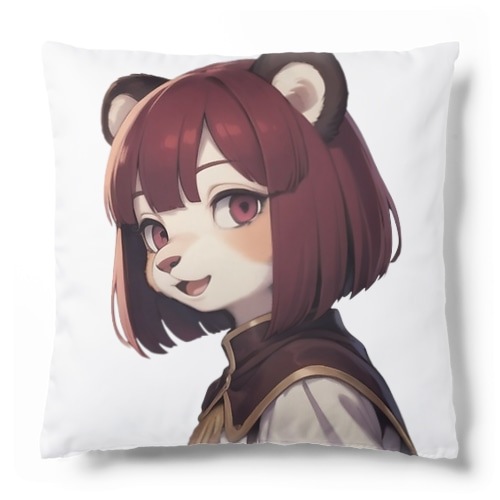 ヒグマの女の子　カナデ クッション