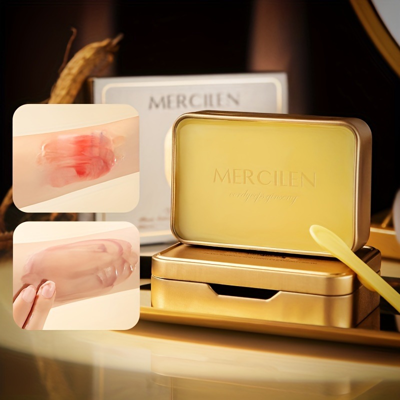 MERCILEN 植物ベースのクレンジングクリーム 85g - ハイアルロン酸＆スクワラン配合でやさしい保湿メイク落とし全てのライトビーズタイプに適した植物スクワラン