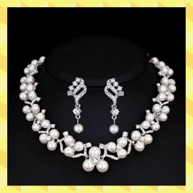 結婚式 お呼ばれ アクセサリー セット ネックレス ピアス 2点セット レディース パール 謝恩会 Rsbinsights Com