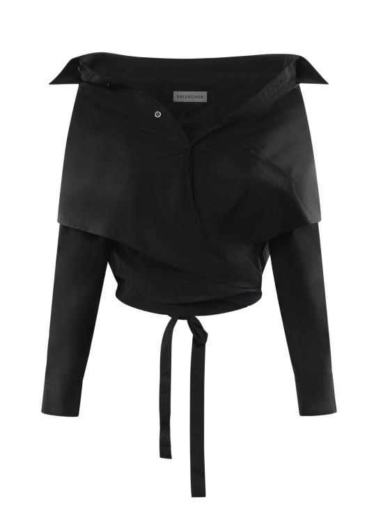 BALENCIAGA Women Shirts 872123 TUM201000 BLACK
