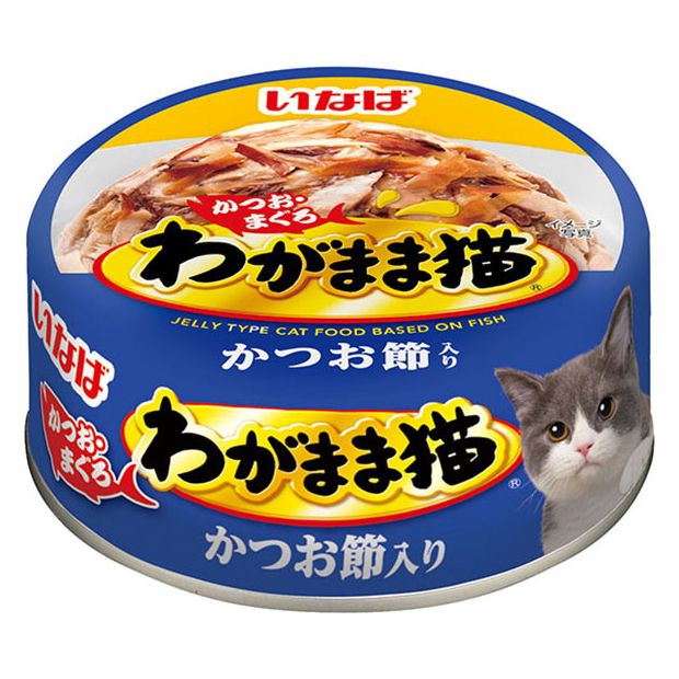 （まとめ買い）いなば わがまま猫 かつお節入り かつお/まぐろ 115g IM-271 猫用フード [x24]