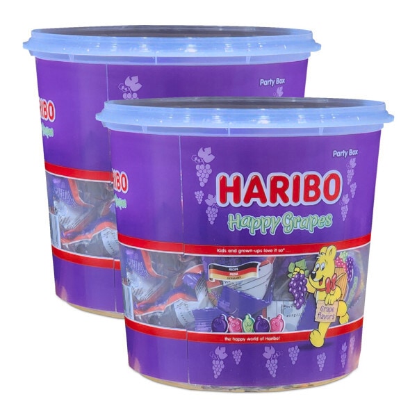 ハリボー ハッピーグレープゼリー 1kg 2個