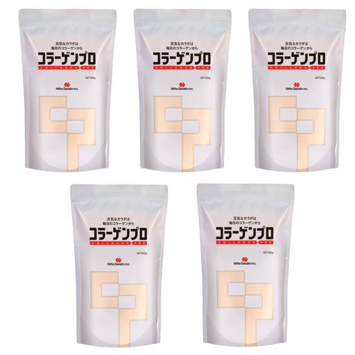 新田ゼラチン コラーゲン 粉末 コラーゲンプロ 300g 5個セット