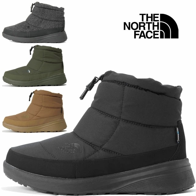 ザ・ノース・フェイス ヌプシ ブーティ ウォータープルーフ VIII ショート レディース スノーブーツ 雪道対応 防水 ウインターブーツ 撥水 ショートブーツ 防寒 アンクル丈 冬靴 ショート丈