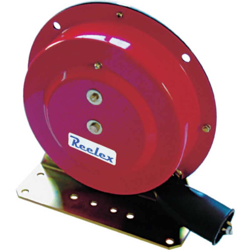 中発販売　自動巻アースリール据え置き取付タイプ50Aアースクリップ付　ER415