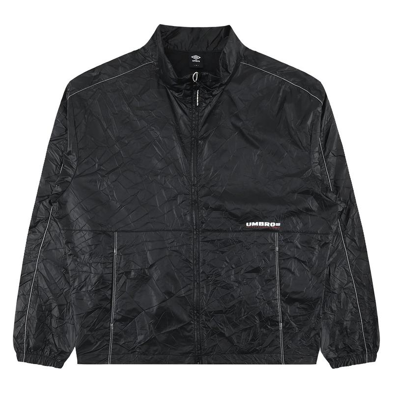 クラシックプラススタンドネックウインドブレーカージャケットUR124CJK33BLK
