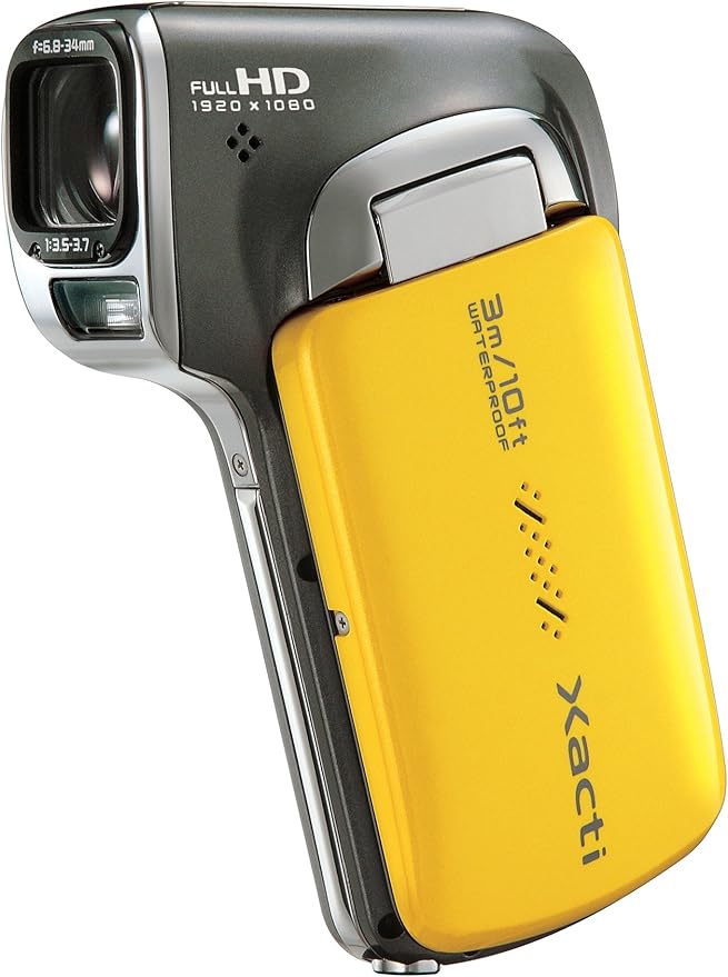 デジタルムービーカメラ Xacti CA100 Y イエロー DMX-CA100(Y)