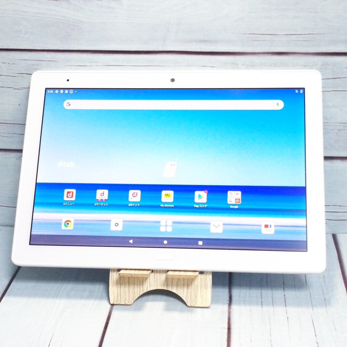 【送料無料】docomo dtab d-41A SHARP Androidタブレット ホワイト 本体 白ロム SIMロック解除済み SIMフリー 396683