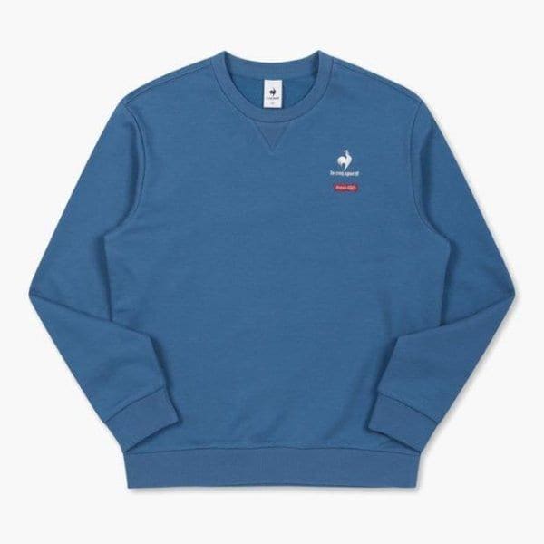 長袖Tシャツ JQS QP323TFS81-VBG エッセンシャルベーシックマンツーマン / VIVID BLUE GREEN