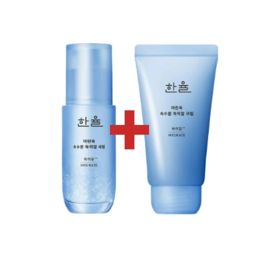 新芽のヨモギ水分ヨモギヒアルセラム40ml+クリーム60ml 2点セット韓国スキンケア 韓国コスメ