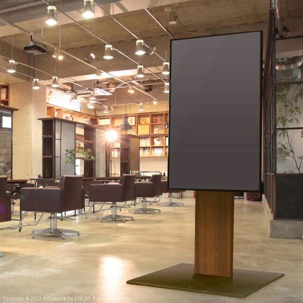 WALL テレビスタンド PRO ベースタイプ モニター台 モニタースタンド 自立 おしゃれ 壁寄せ 会議室 応接 オフィス 学校 リビング 店舗 看板 ショップ 大型