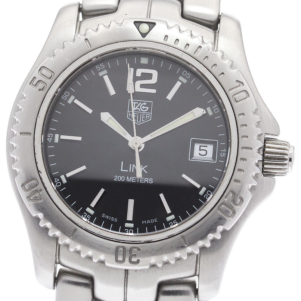 タグホイヤー TAG HEUER WT1210-0 リンク デイト クォーツ メンズ _935147【中古】