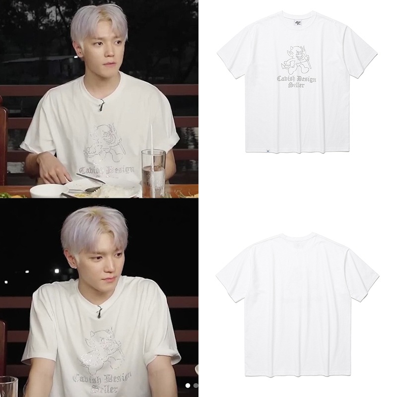 [NCT テヨン着用] HOTFIX DEVIL SS TEE WHITE