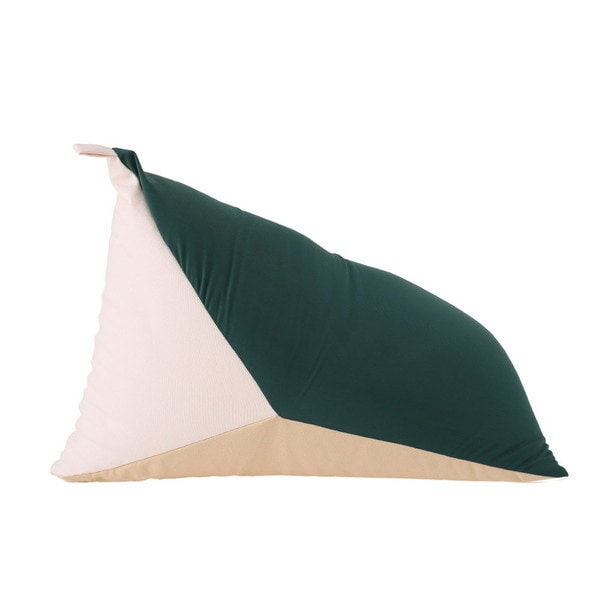 240627310 テトラッド ビーズクッション 三角 508050cm グレー/ベージュ GR/BE [おしゃれ かわいい コンパクト カラフル 新生活 一人暮らし] メーカー直送