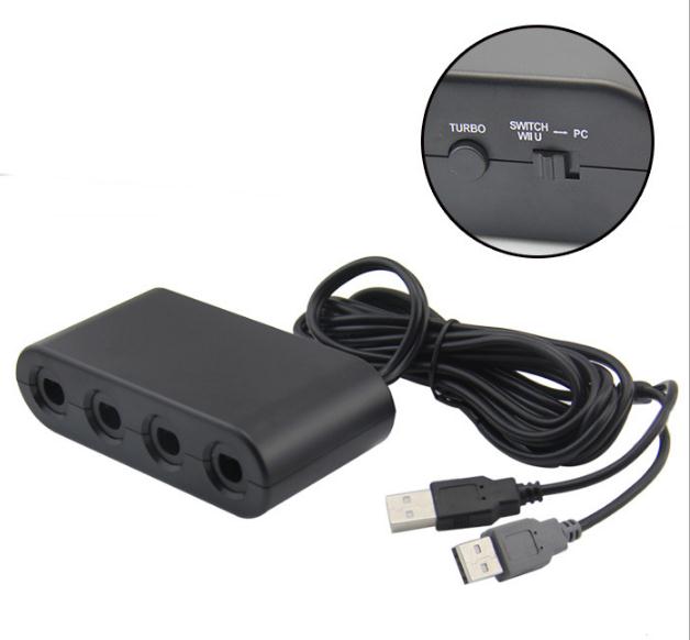 3 In 1 Gc Controller Adapter For Pc Wii U Switch Toy Bike Jp