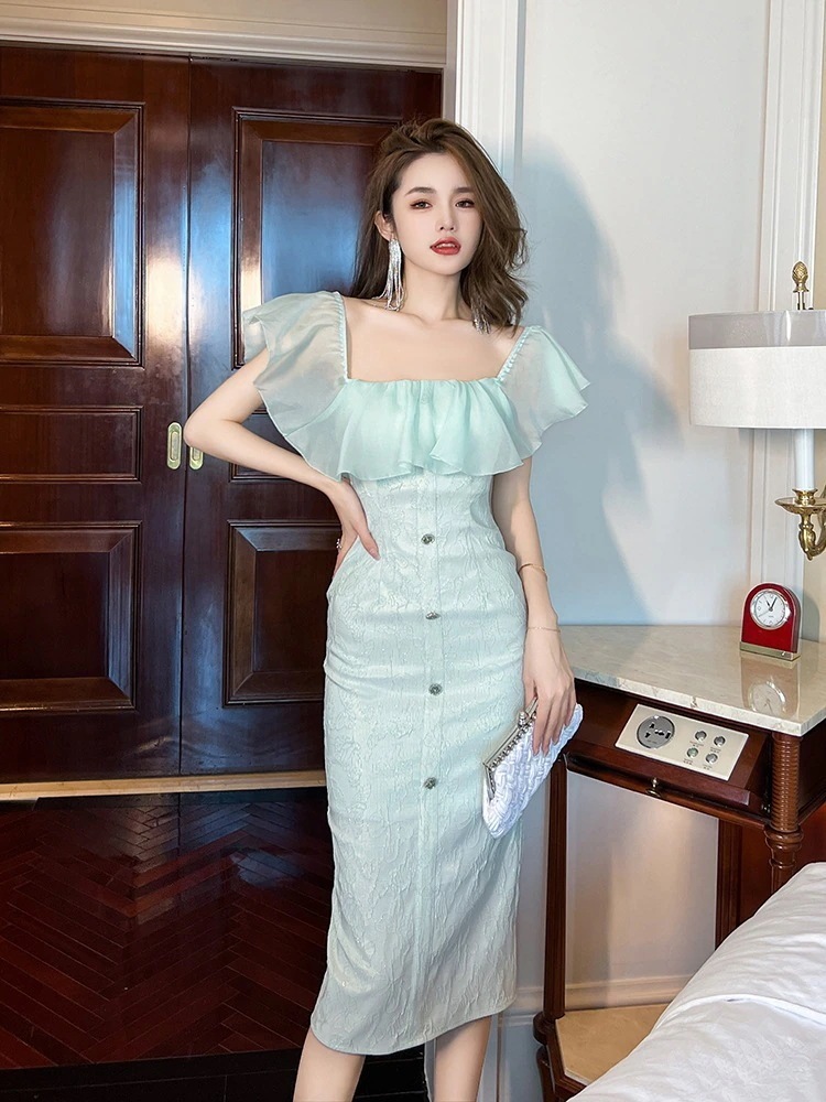 大人 同窓会 正式 結婚式 発表会 卒業式 着痩せ 成人式 披露宴 ワンピース 二次会 チャイナドレス 演奏会 ウェディング パーティードレス 143 フォーマル キャバドレス