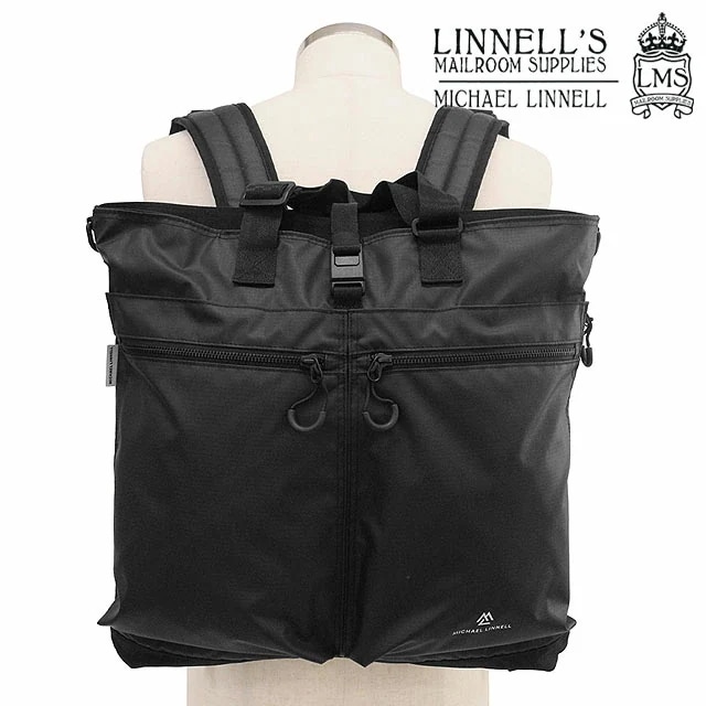 4WAY ヘルメットバッグ [MLAC-42] 17L メンズ・レディース 鞄 撥水 ショルダーバッグ バックパック トート 軽量 PUコーティング ナイロン 黒 BLACK 正規取扱店