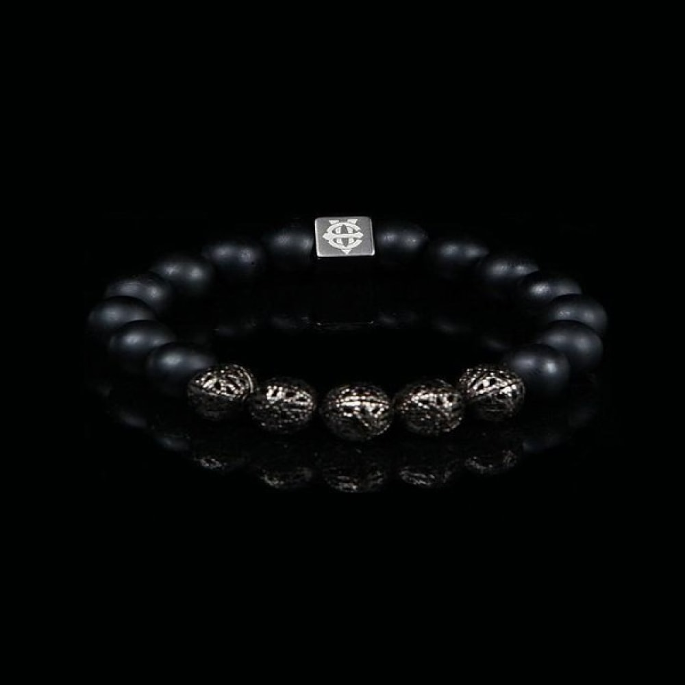 (8巻) EV メタルボールビーズブレスレット (ニッケル)