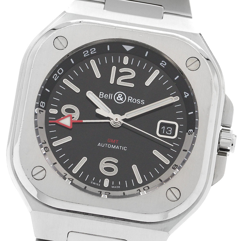 ベル＆ロス Bell＆Ross BR05 BR05 GMT デイト 自動巻き メンズ 保証書付き_891019【中古】