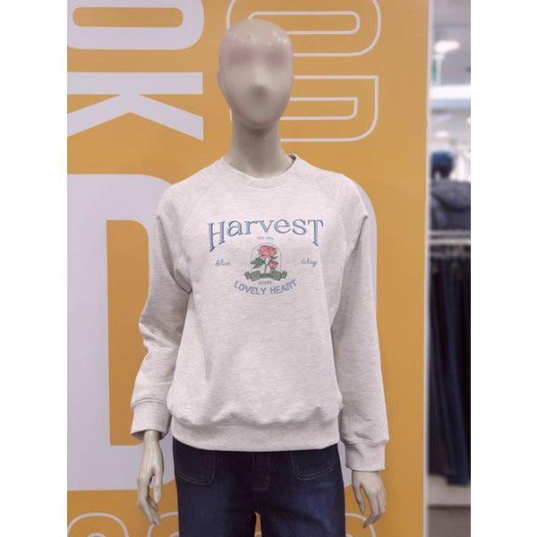 )春の女性レタリングスウェットシャツCTM101