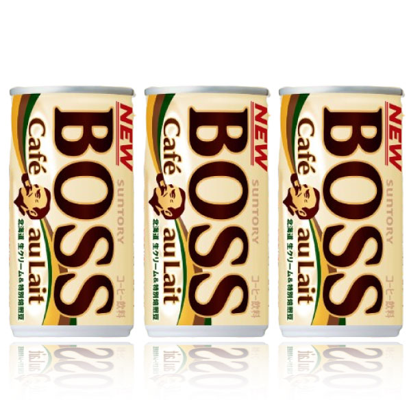 【セール】「90本」ボス カフェオレ 缶 185g 30本 3箱 サントリー BOSS