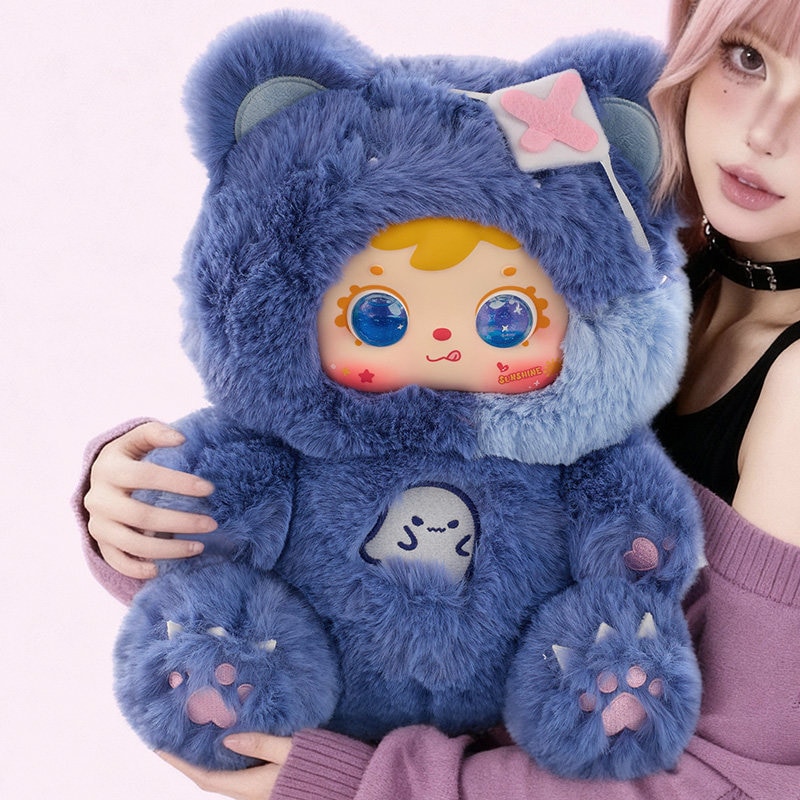 【正規品】三小毛(Samuel) 400% 30*25cm 可動式メガネフレーム Big Sizeぬいぐるみ ブラインドボックス プレゼント